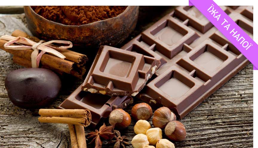 Апетитні факт про шоколад