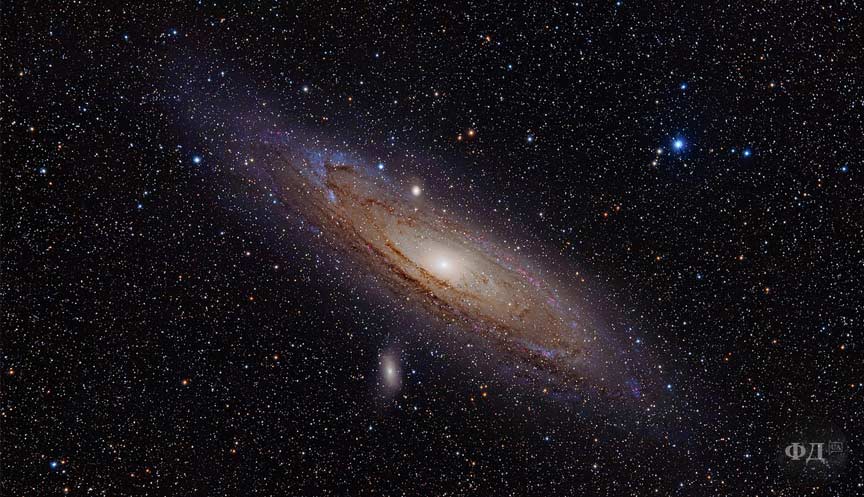 Галактика Андромеда та сусідні еліптичні галактики