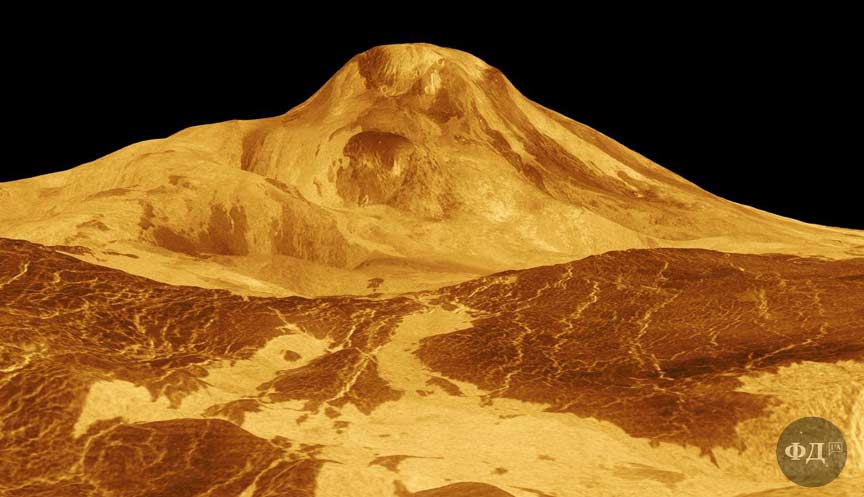 Найбільший вулкан на Венері Маат